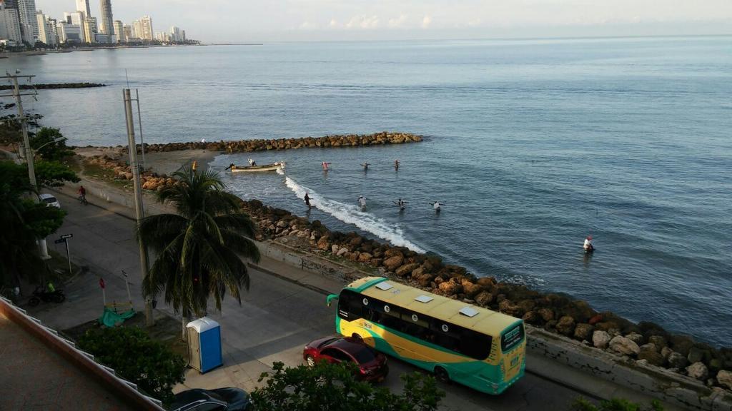 Apto En Cartagena Ed Puerto Azul Vista Al Mar Lejlighed Eksteriør billede